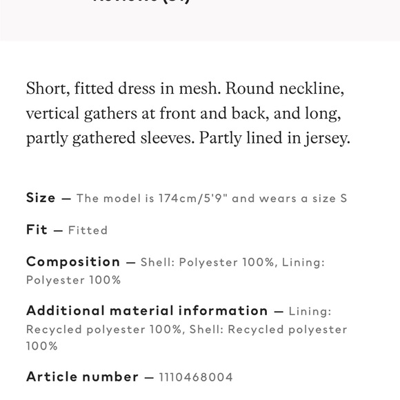 BNWOT Mesh Dress - Picture 2 of 5